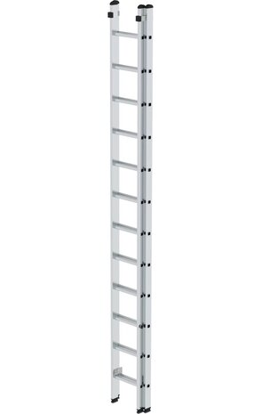Roossien 2-delige aluminium opsteekladder, 2x12 sporten