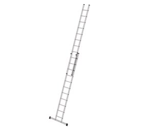 Munk 2-delige opsteekladder, 2x11 sporten met stabilisatiebalk Munk 2-delige opsteekladder, 2x11 sporten met stabilisatiebalk