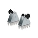 Munk Set (2x) opzetstuk met klauw voor ladderschoen Munk Set (2x) opzetstuk met klauw voor ladderschoen