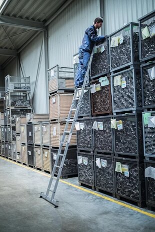 Munk Aluminium klapladder, 2x4 sporten Munk Aluminium klapladder, 2x4 sporten