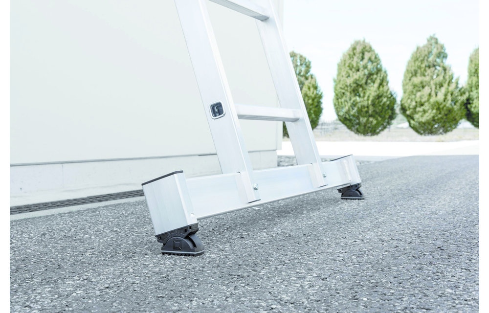 Aluminium klapladder, 2x8 sporten