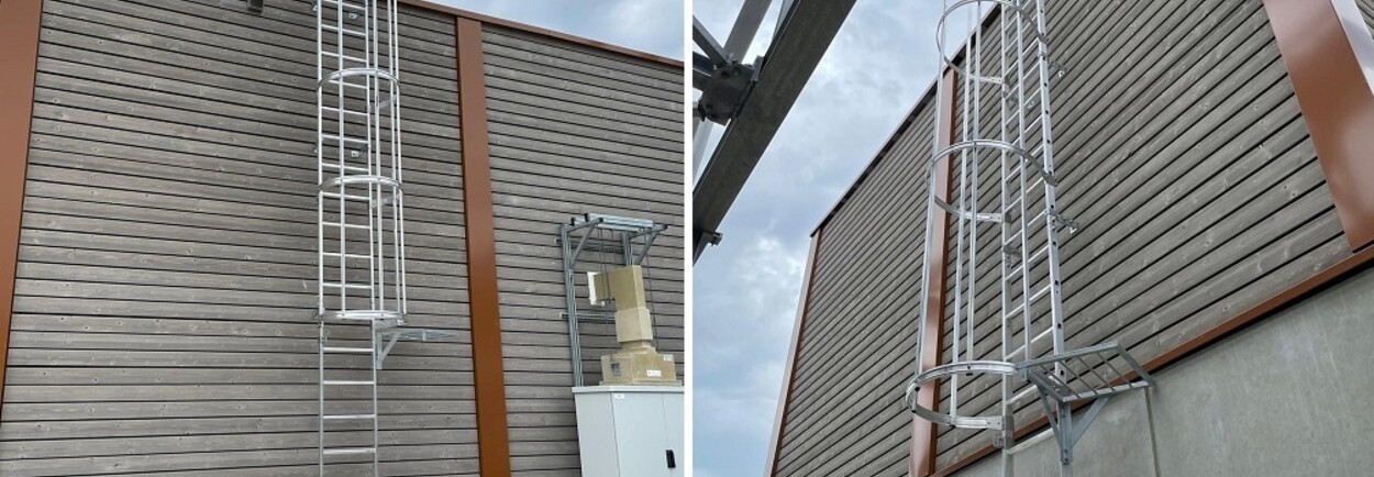 Praktische kooiladders voor een veilige daktoegang