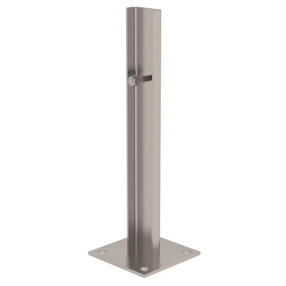 Roossien RVS voetplaat voor kooiladder