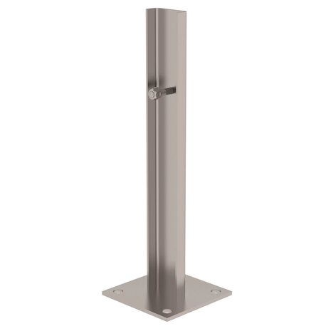 Roossien RVS voetplaat voor kooiladder