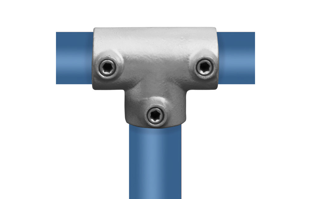 Buiskoppeling lang T-stuk - 33,7 mm (4C)