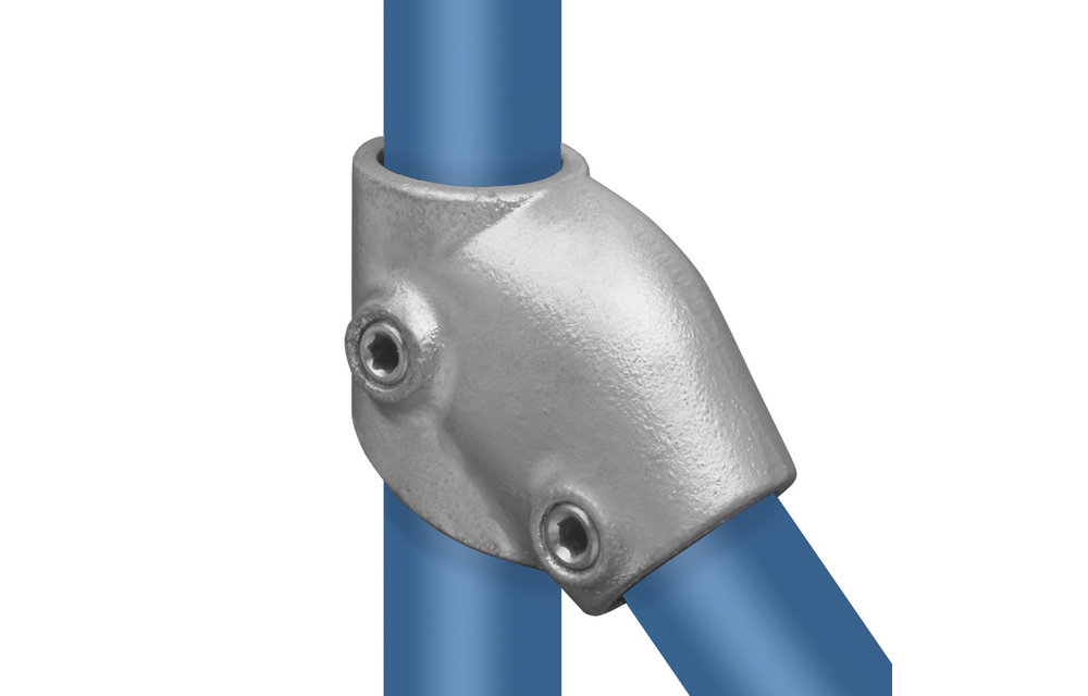 Buiskoppeling kort T-stuk - 33,7 mm (7C)