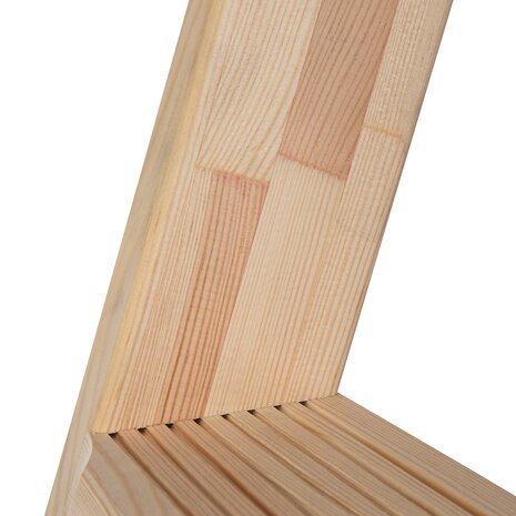 Munk Houten dubbele trapladder, 2x4 treden Munk Houten dubbele trapladder, 2x4 treden