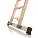 Munk Houten enkele trapladder, 12 treden met stabilisatiebalk Munk Houten enkele trapladder, 12 treden met stabilisatiebalk