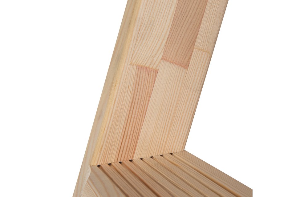 Houten enkele trapladder, 12 treden
