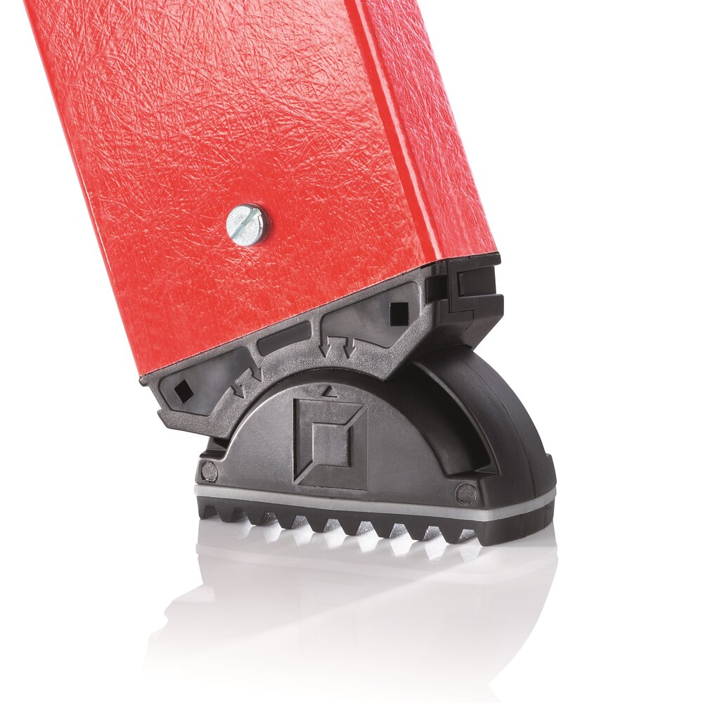 Munk Kunststof verrijdbare platformtrap 7 treden, vouwbaar Munk Kunststof verrijdbare platformtrap 7 treden, vouwbaar