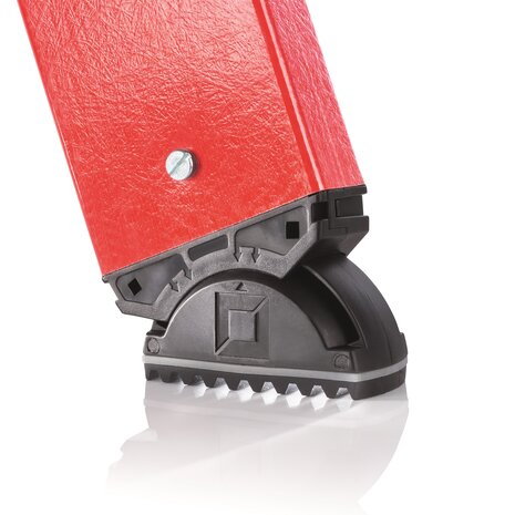 Munk Kunststof verrijdbare platformtrap 6 treden, vouwbaar Munk Kunststof verrijdbare platformtrap 6 treden, vouwbaar