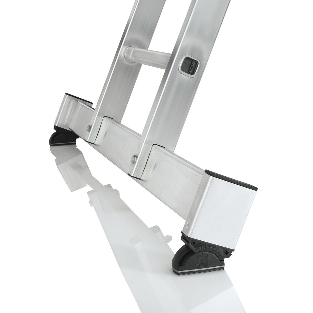 Munk 2-delige optrekladder, 2x18 sporten met Nivello stabilisatiebalk Munk 2-delige optrekladder, 2x18 sporten met Nivello stabilisatiebalk