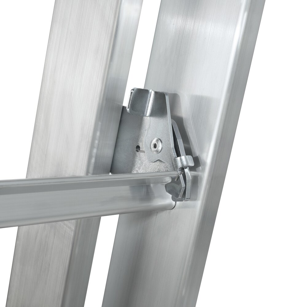 Munk 2-delige optrekladder, 2x18 sporten met Nivello stabilisatiebalk Munk 2-delige optrekladder, 2x18 sporten met Nivello stabilisatiebalk
