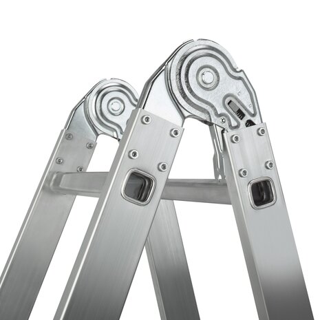 Roossien Aluminium telescoopladder, 4x3 sporten