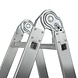 Munk Aluminium telescoopladder, 4x3 sporten Munk Aluminium telescoopladder, 4x3 sporten