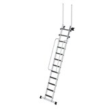Munk Aluminium toegangstrapladder met leuningen, 12 treden R13 Munk Aluminium toegangstrapladder met leuningen, 12 treden R13
