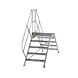 Munk Aluminium brugtrap 2x5 treden (800mm), 45° Munk Aluminium brugtrap 2x5 treden (800mm), 45°