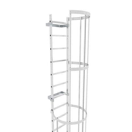 Roossien Kooiladder met zijwaartse uitstap Roossien Kooiladder met zijwaartse uitstap