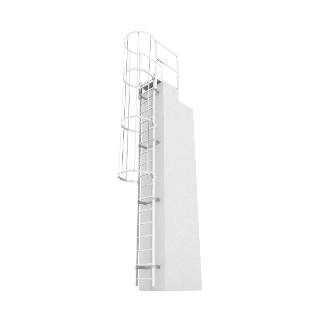 Roossien Kooiladder met overstapbordes