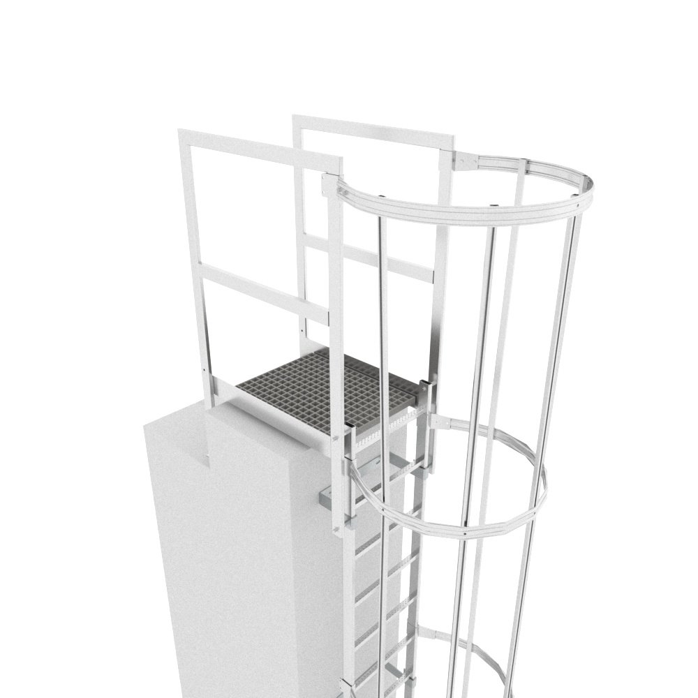Machtig Vouwen verschil Aluminium kooiladder (5 meter) | Maatwerk kooiladders | Ladder.nl