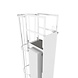 Roossien Kooiladder met hoog overstapbordes Roossien Kooiladder met hoog overstapbordes