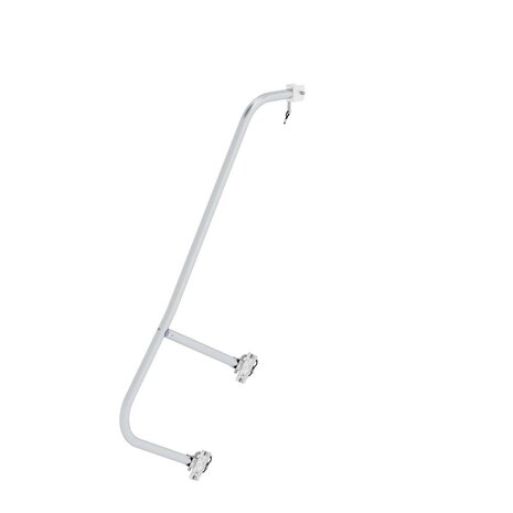 Roossien Demontabele handleuning voor bordestrap, links, 5 - 6 treden