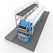 Roossien Vast opgestelde bordestrap voor wasplaats tankwagens Roossien Vast opgestelde bordestrap voor wasplaats tankwagens