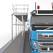 Roossien Vast opgestelde bordestrap voor wasplaats tankwagens Roossien Vast opgestelde bordestrap voor wasplaats tankwagens
