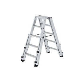 Munk Aluminium telescopische dubbele trap, 2x5 treden Munk Aluminium telescopische dubbele trap, 2x5 treden