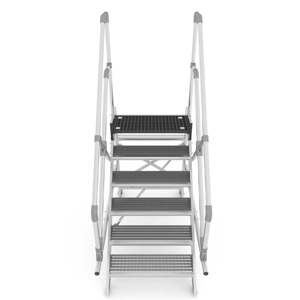 Roossien Aluminium verrijdbare trailertrap (GVK)