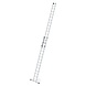Munk 2-delige aluminium optrekladder, 2x15 met stabilisatiebalk Munk 2-delige aluminium optrekladder, 2x15 met stabilisatiebalk