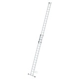 Roossien 2-delige aluminium optrekladder, 2x17 met stabilisatiebalk