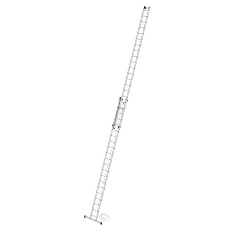 Munk 2-delige aluminium optrekladder, 2x21 met stabilisatiebalk Munk 2-delige aluminium optrekladder, 2x21 met stabilisatiebalk