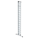 Munk 2-delige aluminium optrekladder, 2x15 met stabilisatiebalk Munk 2-delige aluminium optrekladder, 2x15 met stabilisatiebalk