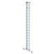 Munk 2-delige aluminium optrekladder, 2x17 met stabilisatiebalk Munk 2-delige aluminium optrekladder, 2x17 met stabilisatiebalk