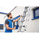 Munk 2-delige aluminium optrekladder, 2x19 met stabilisatiebalk Munk 2-delige aluminium optrekladder, 2x19 met stabilisatiebalk