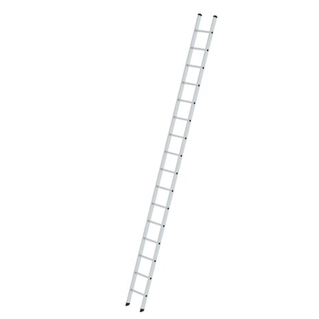 Munk Aluminium enkele ladder, 16 sporten (350mm breed)