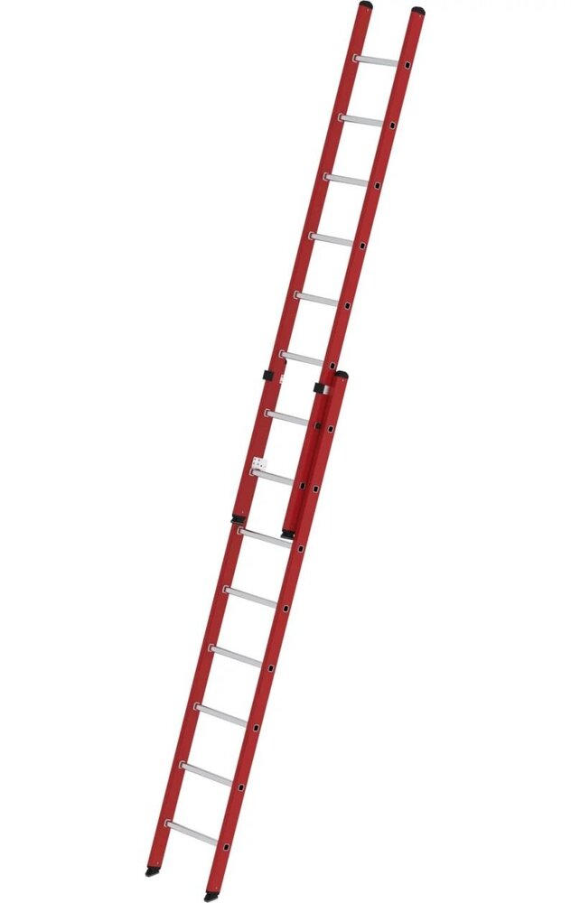 Munk Kunststof 2-delige opsteekladder, 2x8 sporten