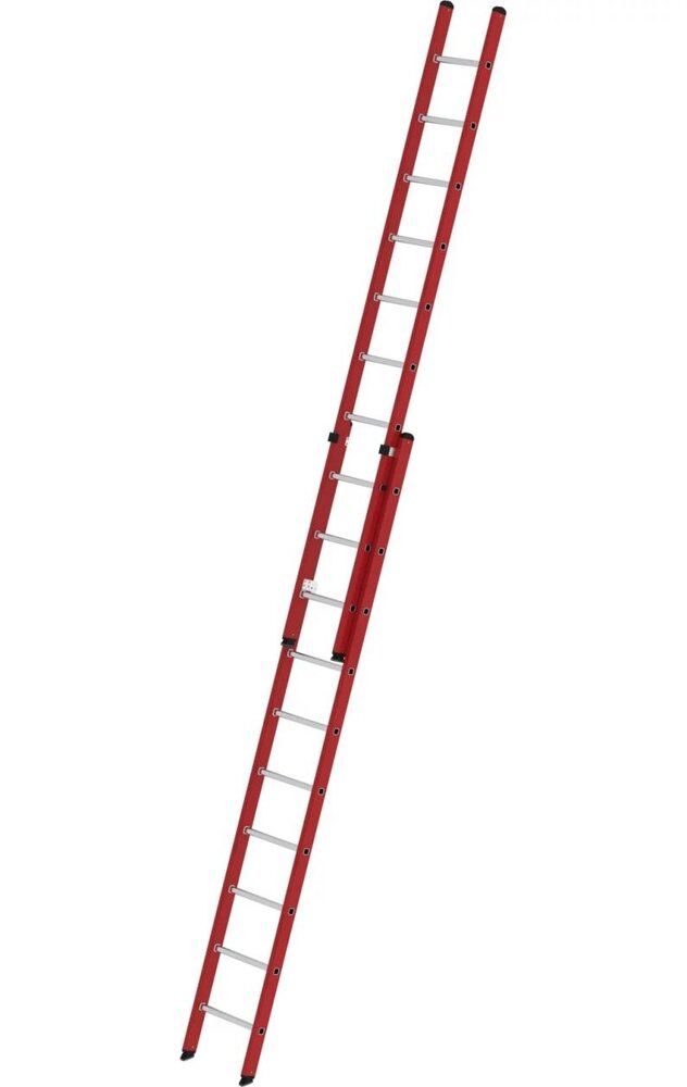Roossien Kunststof 2-delige opsteekladder, 2x10 sporten