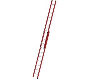 Roossien Kunststof 2-delige opsteekladder, 2x10 sporten