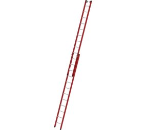 Munk Kunststof 2-delige opsteekladder, 2x12 sporten Munk Kunststof 2-delige opsteekladder, 2x12 sporten