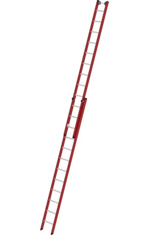 Munk Kunststof 2-delige opsteekladder, 2x12 sporten Munk Kunststof 2-delige opsteekladder, 2x12 sporten
