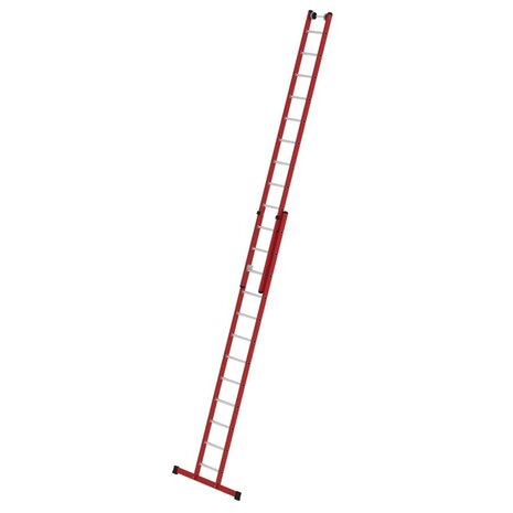 Munk Kunststof 2-delige opsteekladder, 2x12 sporten met stabilisatiebalk Munk Kunststof 2-delige opsteekladder, 2x12 sporten met stabilisatiebalk