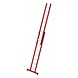 Munk Kunststof 2-delige opsteekladder, 2x8 sporten met stabilisatiebalk Munk Kunststof 2-delige opsteekladder, 2x8 sporten met stabilisatiebalk