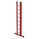 Munk Kunststof 2-delige opsteekladder, 2x8 sporten met stabilisatiebalk Munk Kunststof 2-delige opsteekladder, 2x8 sporten met stabilisatiebalk