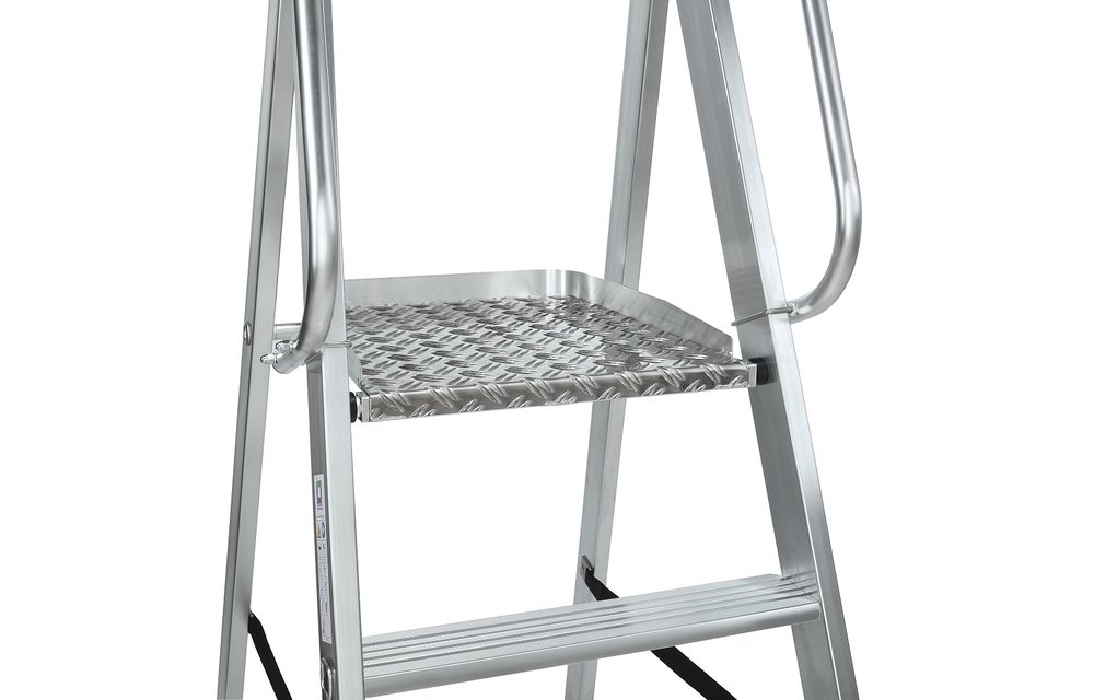 Platformtrap, 4 treden met leuning