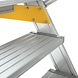 Munk Vaste trap met platform 60°, 4 treden (600mm breed) Munk Vaste trap met platform 60°, 4 treden (600mm breed)