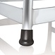 Munk Aluminium plateautrap, 4 treden met handleuning Munk Aluminium plateautrap, 4 treden met handleuning