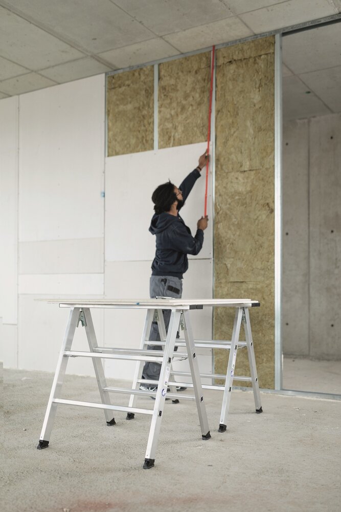 Munk Aluminium werkbok/schraag, klapbaar Munk Aluminium werkbok/schraag, klapbaar