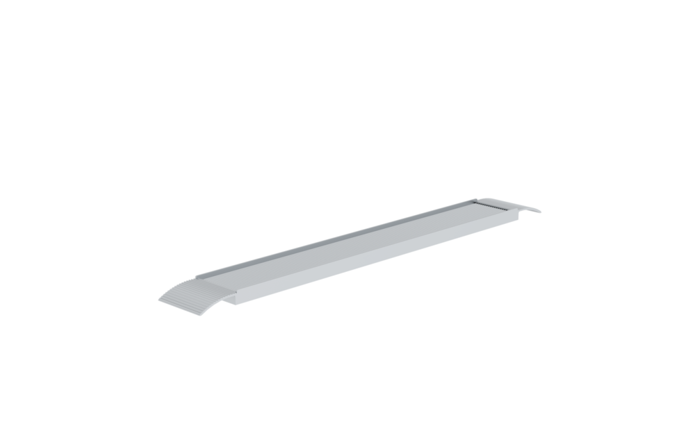 Aluminium oprijplaat, vast (1,77m)